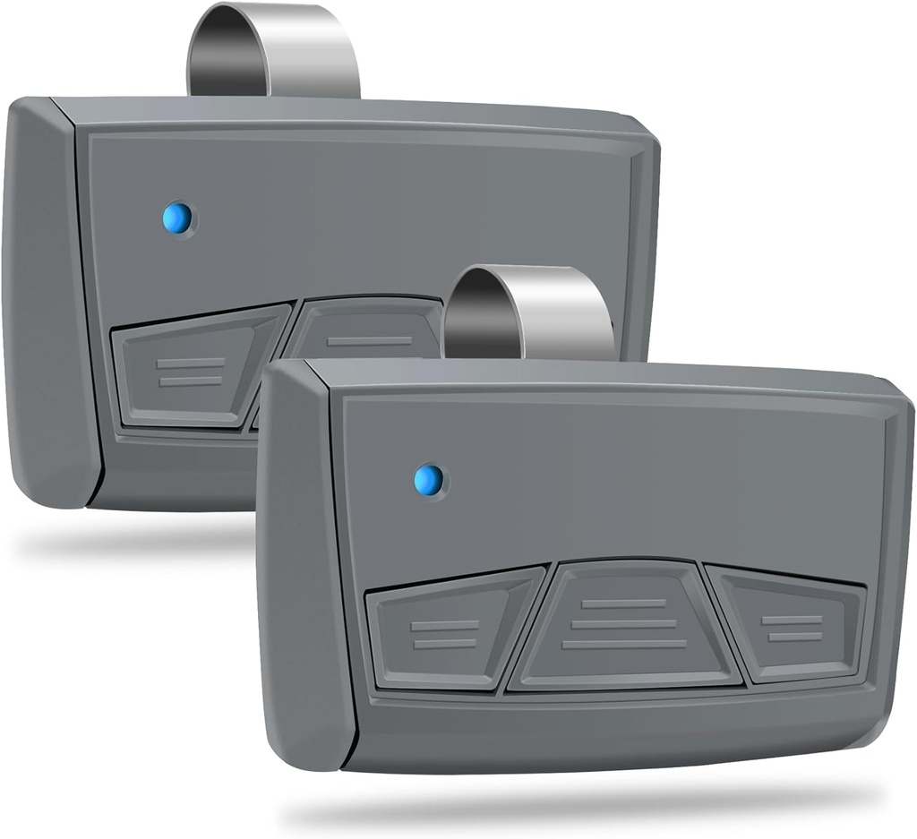 MMT103 3-Button Transmitter Replace for Mighty Mule MMT103 Remote, Compatible with Mighty Mule Garage Door Openers and Gate Openers, Replace for FM135/FM134, etc., Can Control Three Devices 2 Pack