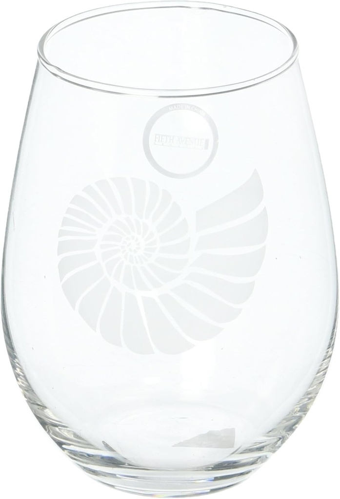 Fifth Avenue Coastal Stemless Glasses (Set of 4), Clear