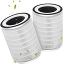 2 Pack True HEPA KILO Filter Replacement for Afloia KILO, KILOPLUS, KILOPRO, MIRO, MIRO PRO, MORENTO MR-Kilo, Kalo Air Purifier, 360° 3-Stage Filtration for Bedroom Large Room Odor Dust Pollen Smoke