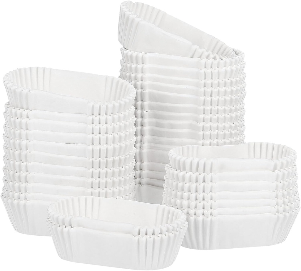 Loaf Pan Liners, 1000Pcs Baking Liner for Baking Bread,Oval Cupcake Liners Muffin Pan Baking Cups, Cakes, Banana Bread, Parchment Paper, Air Fryer Liner
