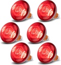 6 Pack 250W Heat Lamp Bulbs for Chicks, R40 Brooder Heat Lamp for Chickens, Infrared Reflector Heating Bulbs, Incandescent Heat for Pet, Light Therapy, Bathroom, Food