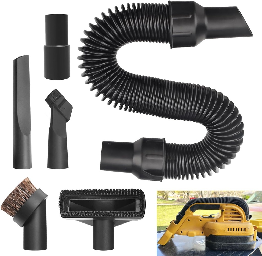 N445803 Vacuum Hose Assembly / 1 Set Universal Vacuum Attachments Compatible With DeWalt DCV517B DCV517M1 DC515B, DC515K, DC515P Cordless Vacuums