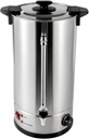 Commercial Coffee Urn Stainless Steel Coffee Dispenser Coffee Maker Quick Brewing Hot Beverage Dispenser Keep Warm Hot Water Urn for Home Party Office, 160 Cups (25L, 1.4KW)