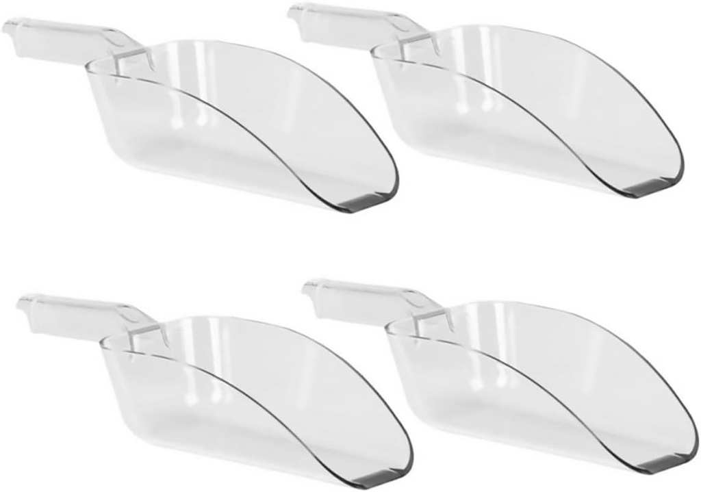 Ergonomic Handle Measuring Cup Spatula Ice Scoop Flour Shovel Simple Ice Cube Scoop for Long Use