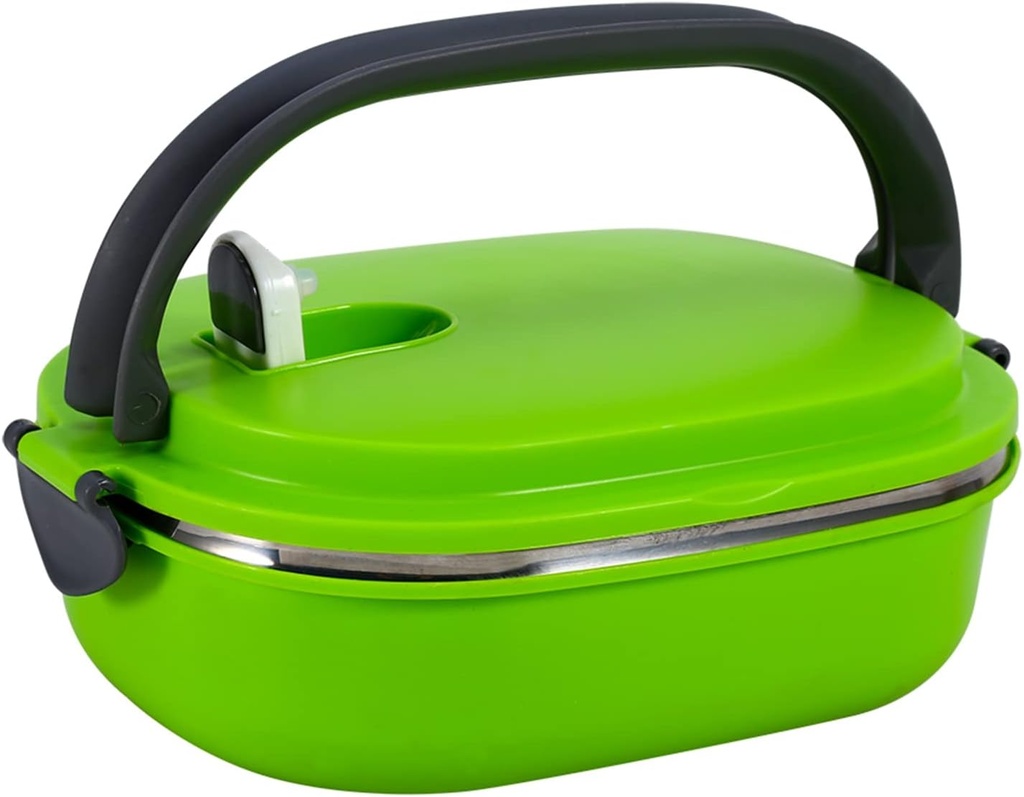 LIZEALUCKY Thermal Bento Lunch Box with Stainless Steel Thermal Insulation, Food Container Leak Proof For Adult, Portable Food Storage Box for Work Office Picnic