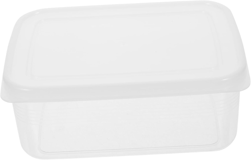 Zerodeko Sealed Food Storage Container Lid Cheese and Bread Keeper Plastic Fresh-Keeping Box for Refrigerator and Lunch Packing