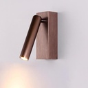 3W LED Wall Light 4000K Bedroom Bedside Lamp Fixture,Hardwired Wall Sconce Lights with Switch,Adjustable Reading Spotlight,Brushed Rose Gold