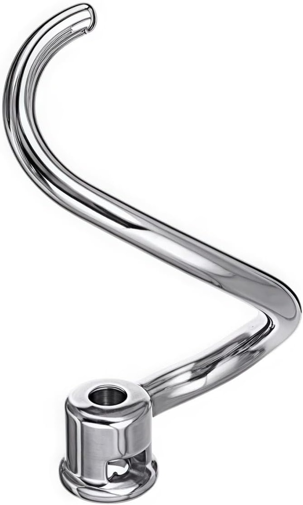 Mixing and Dough Hook Compatible for KitchenAid 8QT Dough Hook and Dough Stick Stainless Steel Dough Hook Mixer Accessories Parts Food Processing Machine Parts Food Processor