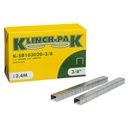 K-SB103020-3/8, 1/2 Inch Wide by 3/8 Inch Leg Length Heavy-Duty Plier Staple, 2,400 Count, Ideal for stapling Trays, Lids, Bags, Header Cards, Fastening End Caps, Container Inserts