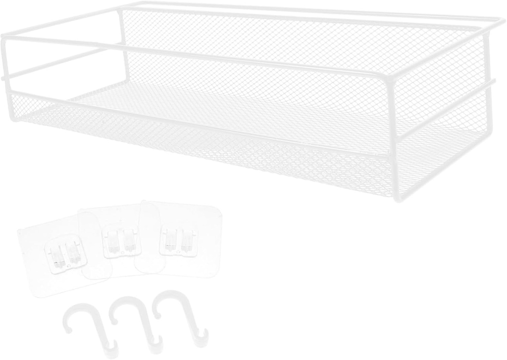 Cottagecore Decor Wire Hanging Storage Baskets Metal Wall Mount Baskets for Kitchen Bathroom Bedroom Office
