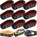 Halloween Coffin Snack Trays, Halloween Party Food Supplies Spider Bat Pattern Cardboard Paper Food Trays for Candy Storage Guest Serving Supplies(Spider)