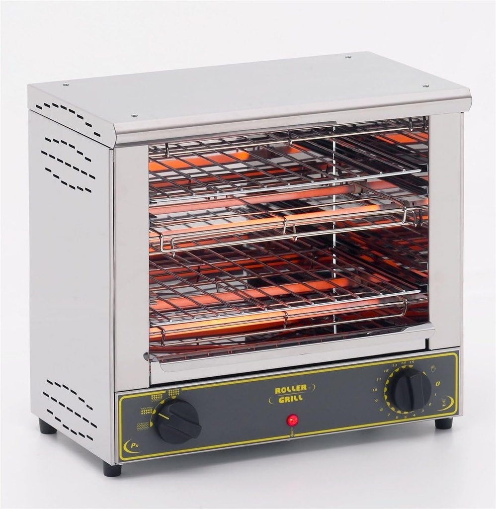 Equipex Sodir BAR-200/1 Commercial Double Deck Electric Toaster Oven, Cheesemelter, 120V