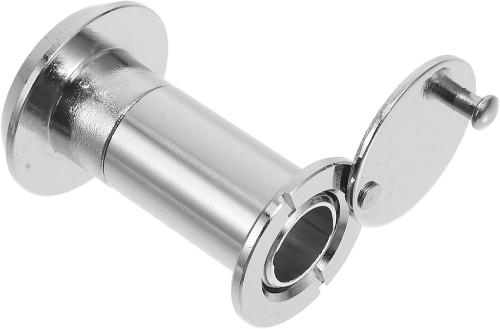 Uonlytech 220degree Door Viewer Peephole Angle Lens Heavy Duty Zinc Alloy Design for Enhanced Security Easy Installation Cover for Interior and Exterior Doors