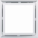 Household Ventilation Fans Integrated Ceiling Led Lighting Ventilating Fan, 2-in-1 Silent Exhaust Fan with Light, 30×30cm Ceiling Ventilating Fan for Bathroom Kitchen Air Ventilation Fan