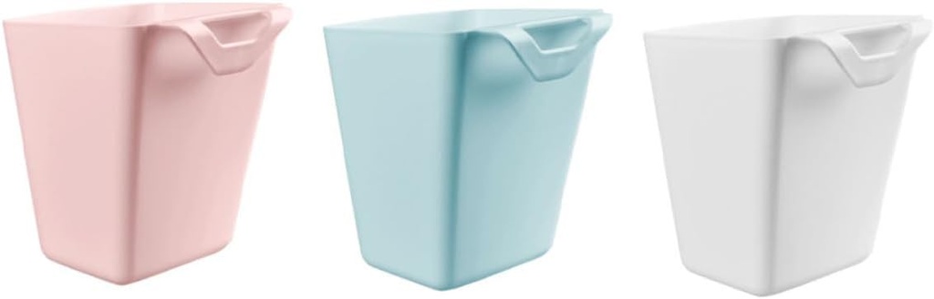 Cabilock 3pcs Hanging Storage Baskets for Kitchen and Bathroom Versatile Wall-mounted Holders Easy to Install for Office and Home Organization