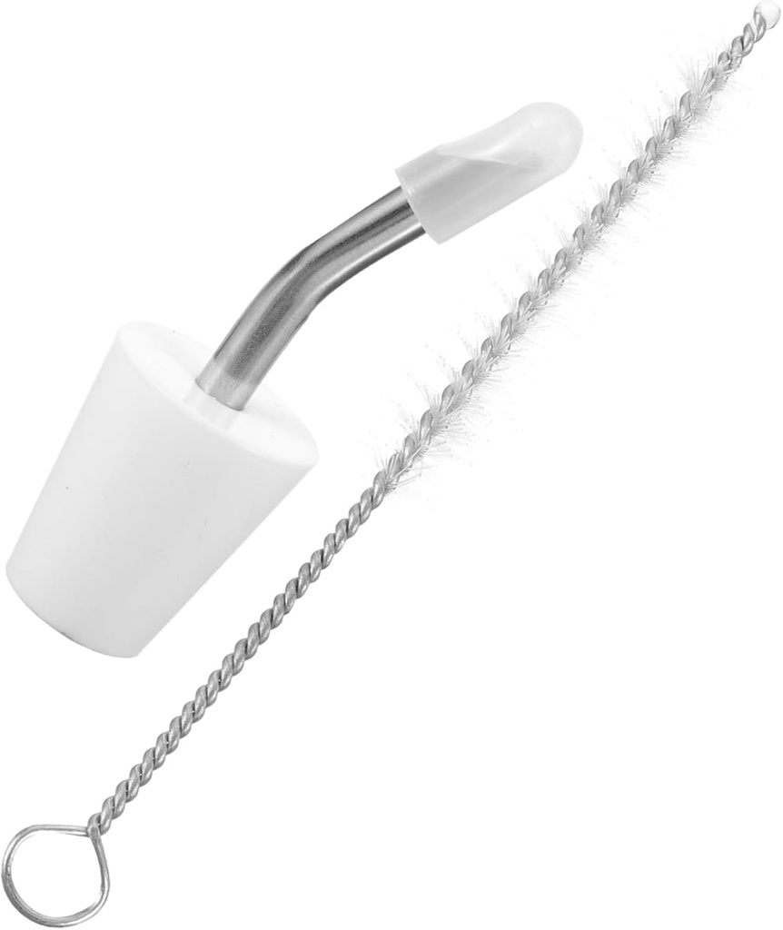 VICASKY 1Set Stainless Steel Teakettle Extension Spout for Coffee Pot Portable Kettle Pourer Accessory for Camping Outdoor Use Lightweight Convenient Water Pouring