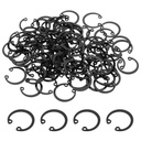 PATIKIL 100 Pcs Internal Retaining Rings, 18mm C-Clip Snap Ring 65 Manganese Steel Internal Retaining Circlip Snap for Automotive Grooved Shafts Stud