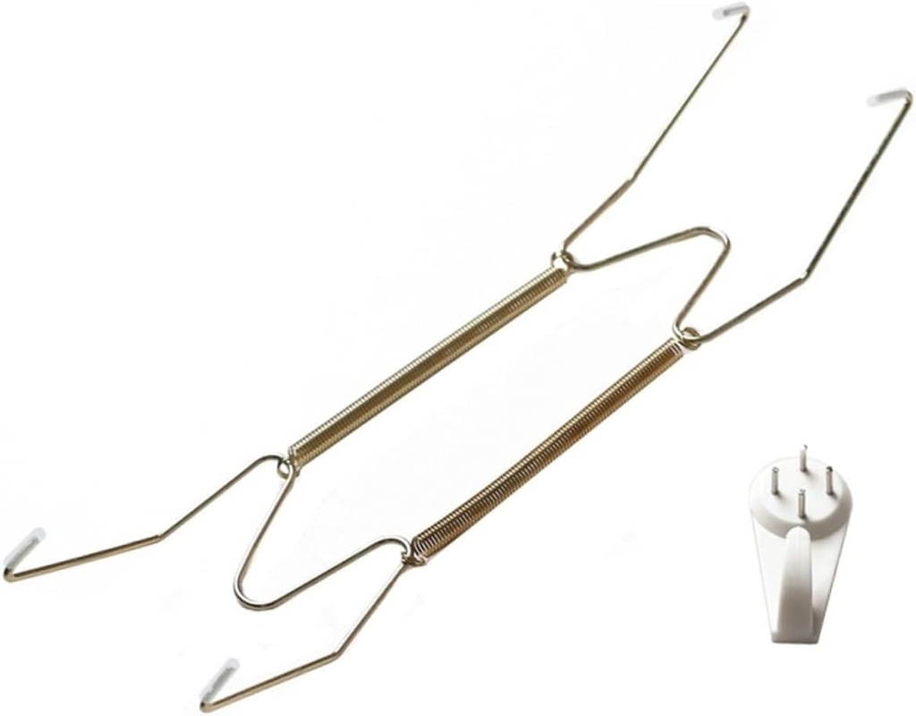 10sets Invisible Dish Rack Set Hooks Covers Wall Hanging Kit Plate Display Stand for Home Office Shop