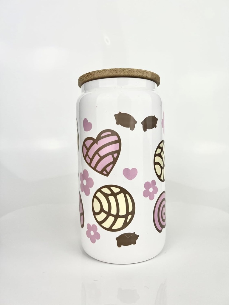 Glass drinking cup 16oz