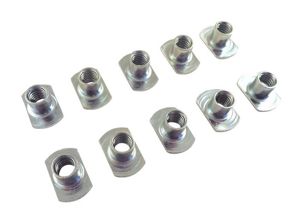 Lot of 10 Each Sliding Tee T Nuts with 1/4 20 Threads for Jigs and T Track STN-1/4