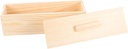 Alipis Bread Boxes Food Storage Containers Lids Wooden Toast Mold Loaf Pan Kitchen Bread Storage