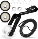Upgraded 4392065 Dryer Repair Kit Including 691366 Idler Pulley, 341241 Dryer Belt, 349241t Roller, Dryer Parts for Whirlpool Kenmore Roper Maytag Sears Amana, Replaces AP3131942 AP6010582 WP691366