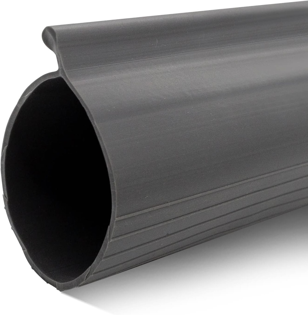 Earthtec Gray Rubber 1-1/2" Bead End Bulb Weatherseal - Fits Overhead Door Models (9'4")