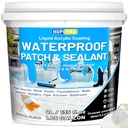 Waterproof Sealant, Liquid Transparent Waterproof Coating Repairing Anti-Leakage Agent, Invisible Water Proof Adhesive Indoor and Outdoor Water-Based Waterproofing Glue 4L