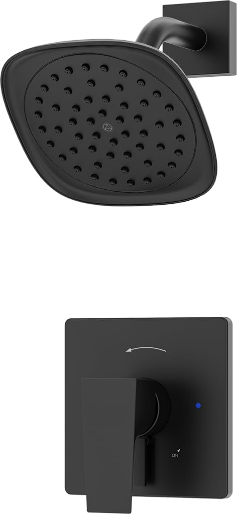 Verity Single Handle Wall Mounted Shower Trim Kit with Diverter Lever (Valve Not Included) 2.0 GPM