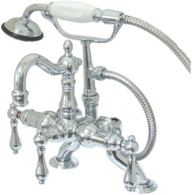 Kingston Brass CC2008T1 Vintage Clawfoot Tub Faucet with Hand Shower, Polished Chrome