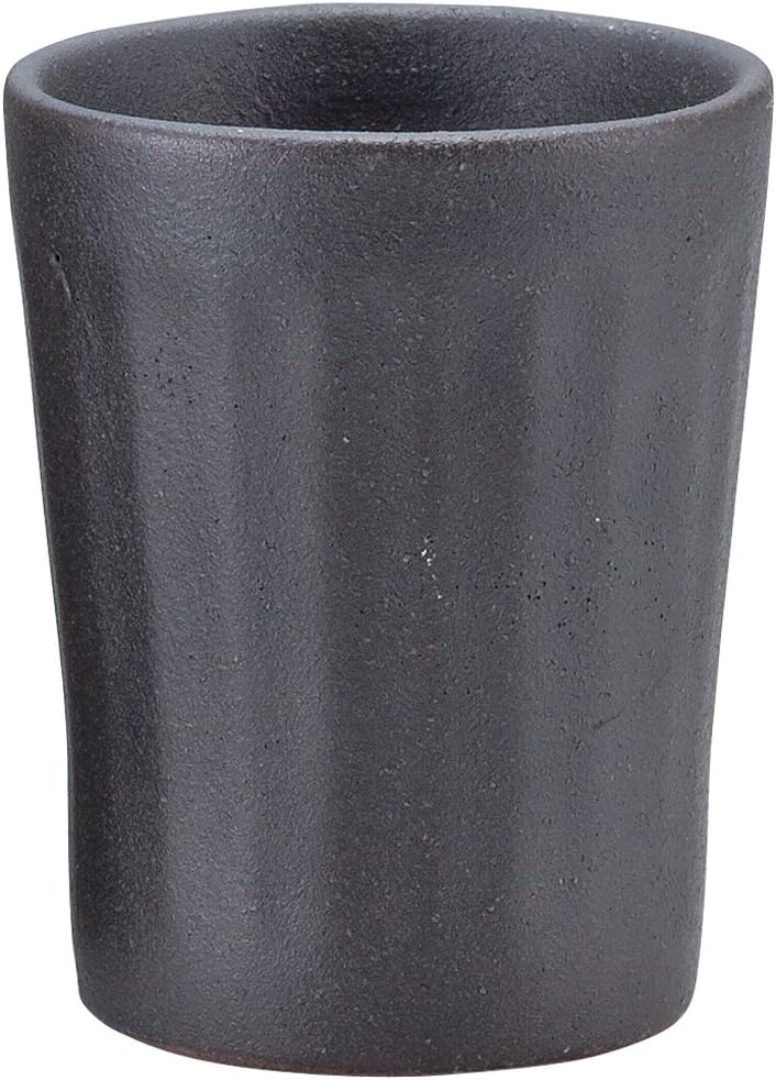 Yamashita Craft 14079850 Glass Cupboard, Black, φ2.2 x 2.8 inches (5.5 x 7 cm), Black