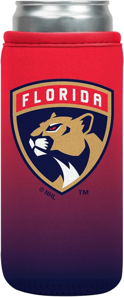 Sok It CanSok NHL Hockey Sleeve for Beer & Soda Insulated Neoprene Cover (Florida Panthers, 12oz Slim Can Sleeve)