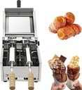 1500W Chimney Cake Oven,Electric Commercial Chimney Bread Roll Grill Maker,Chimney Cake Making Machine,Ice Cream Cone Grill Maker