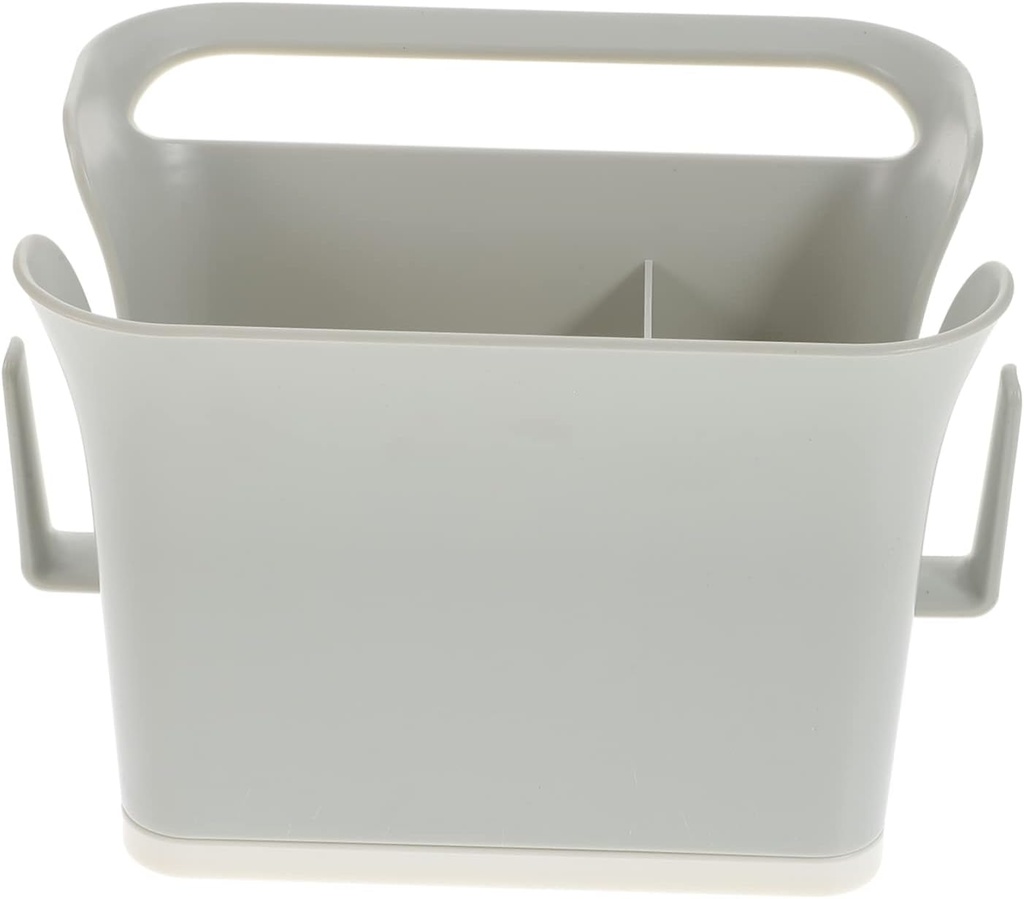 DECHOUS Kitchen Removable Box Sink Storage Box Dishwashing Liquid Drainer Grey Sink Drain Basket Kitchen Storage Basket