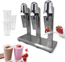 Classic Drink Mixer Milkshake Maker Three-Heads Drink Mixer Portable Blender Protein Shakes Smoothie Drink Milk Shake Machine Maker for Home Shop