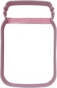 YNGLLC MASON JAR OUTLINE GARDEN VASE COOKIE CUTTER MADE IN USA PR5184, Pink