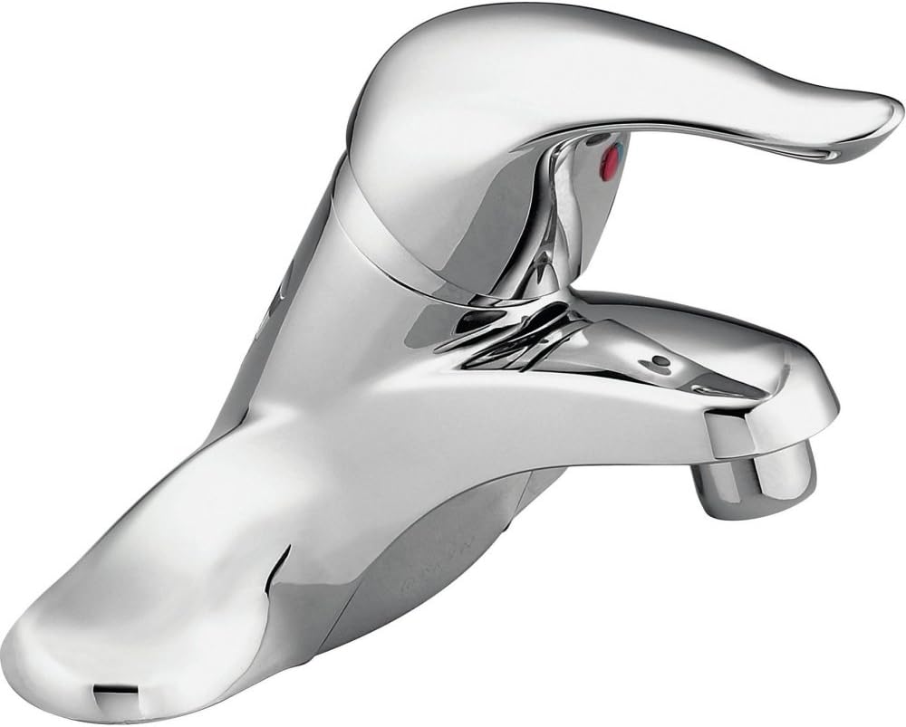 Moen Single Handle Centerset Bathroom Faucet from the Chateau Collection (Valve Included)