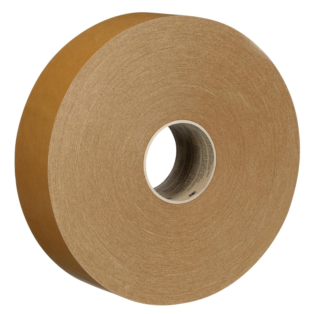 3M Scotch Performance Paper Box Sealing Tape 570, Brown, 2.8" x 547 yd (72 mm x 500 m), 1 Roll, Recycle-Compatible, Great for Packaging, Shipping, and Moving