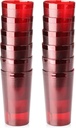 New Star Foodservice | Restaurant-Grade Beverage Tumblers (Red Set of 12, 20 oz)
