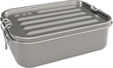 SIGG - Gemstone Lunch Box Selenite - Stainless Steel - No Plastic - Dishwasher Safe - Leak-Proof - Reusable Food Containers - Black - Lunch To Go 27 Oz