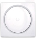 Ventilation Fan Ceiling Type Ventilation Fan 30×30CM Household Powerful Silent Ventilation Fan Recessed Ceiling Exhaust Fan, 30W, 35dB, White/Silver ventilating Fan(Color:Silver,Size:10 inch)