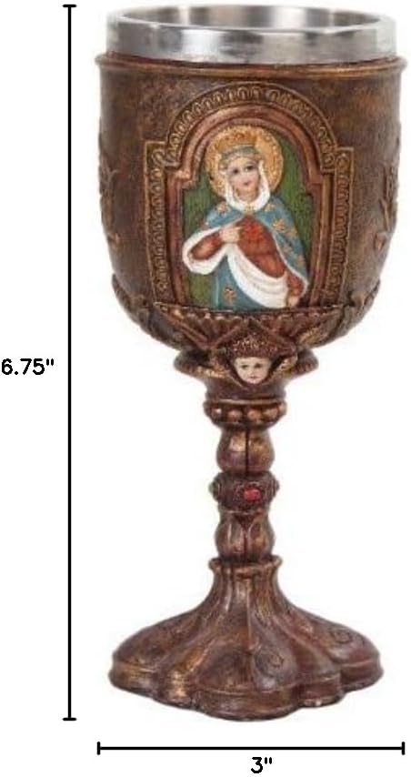 ATL Immaculate Heart of Mary Goblet Religious Wine Jesus