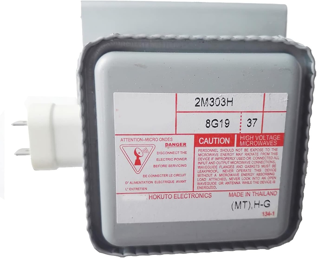 Microwave Magnetron 2M303H for Midea Toshiba Frequency Conversion Microwave Oven Magnetron Repair Parts Replace 2M539H 2M339H 2M303H(MG) 2M519H