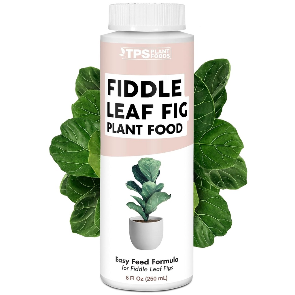 Fiddle Leaf Fig Plant Food for All Fig and Other Ficus Trees, Liquid Houseplant Fertilizer 8 oz (250mL)