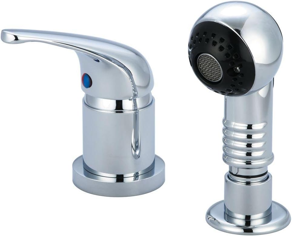 Central Brass 1130 Single Handle Shampoo Faucet in Chrome