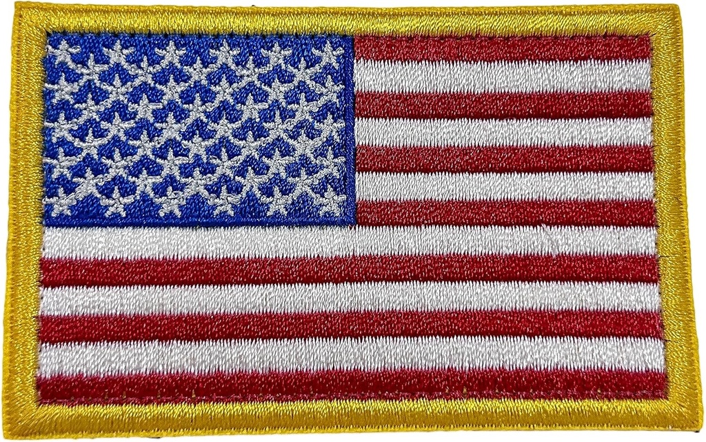 HSHRISH Tactical American flag Velcro on the lunch bag