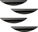 Modern Light Brushed Cabinet Pulls, Furniture Hardware Collection, Cabinet Handles, Drawer Pulls, Door Pulls, Kitchen Cupboard Handle, Pack of 4 (Black,L-4PCS)