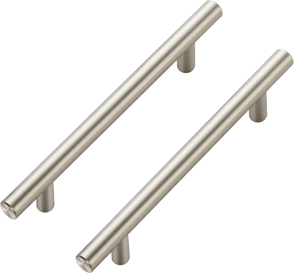 Ravinte 30 Pack 7.38 inch Cabinet Pulls Brushed Nickel Stainless Steel Kitchen Cupboard Handles Cabinet Handles, 5 inch (128mm) Hole Center