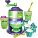 Small World Toys Snow Cone Machine for Kids, Super Slush Shaved Ice Machine, Kid-Friendly Snow Cone Maker with Color-Changing Cups and Spoons, Bowl & Paper Cones, Slushy Maker Frozen Treats