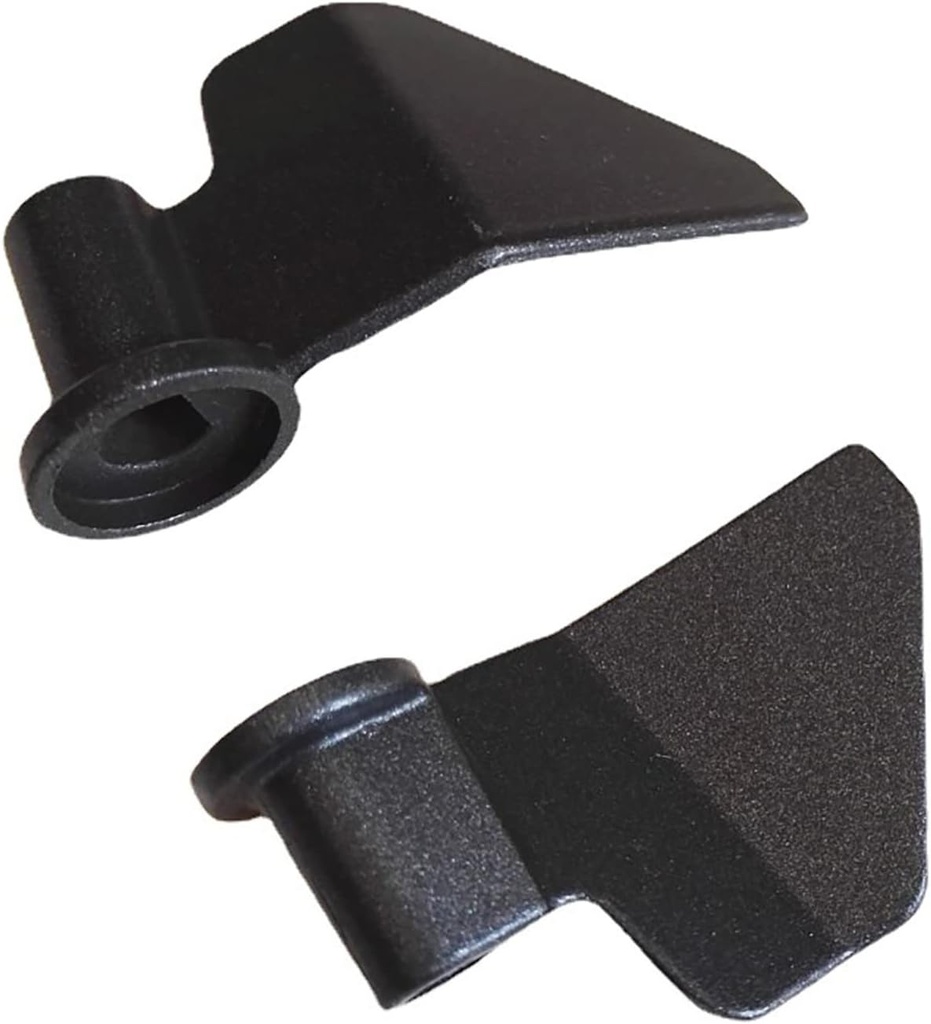 Mayata 2pcs three specifications Non-stick Breadmaker Paddles Stainless Steel Loaf Maker Kneading Blade Replacement For Bread Machine (2.4 X 6.5cm, Black)